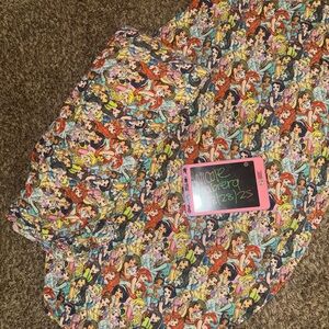 Colorful Disney Princess crib bedding